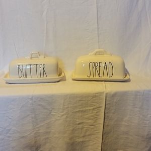Rae Dunn BUTTER & SPREAD Dishes